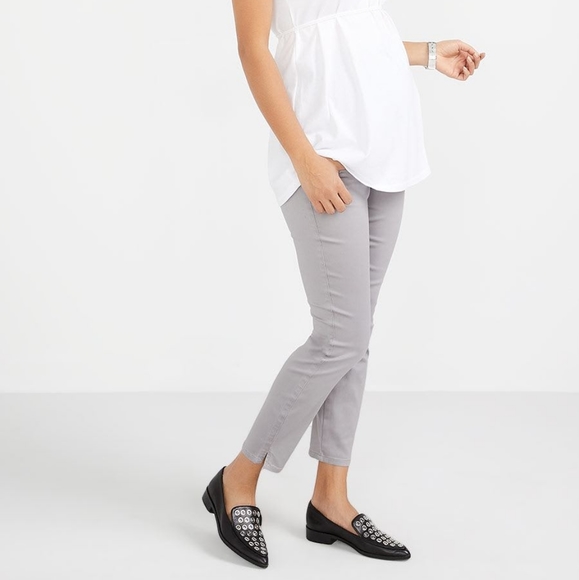 Thyme Maternity ankle pants - Picture 1 of 3